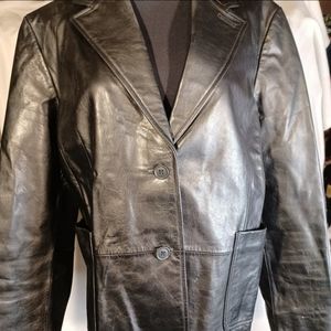 Gap Black Leather Jacket
